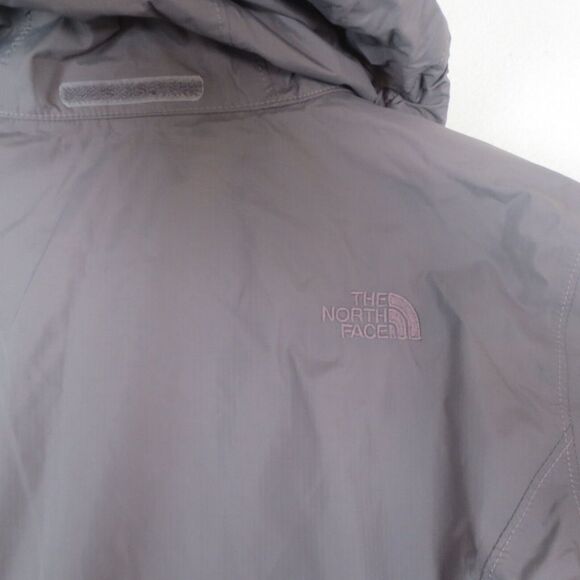 The North Face Resolve Rain Jacket Womens Medium Purple Lined Hooded DryVent - Picture 7 of 14